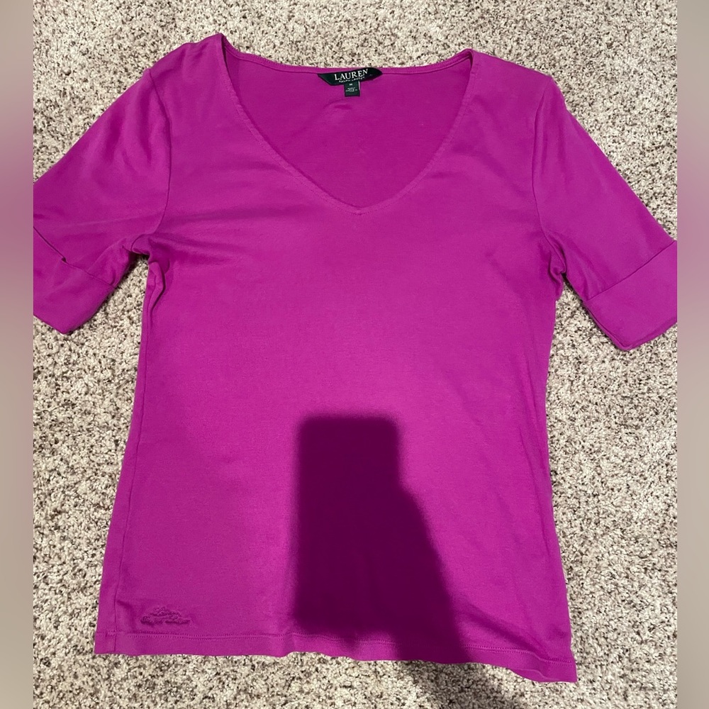 Ralph Lauren purple shirt size medium